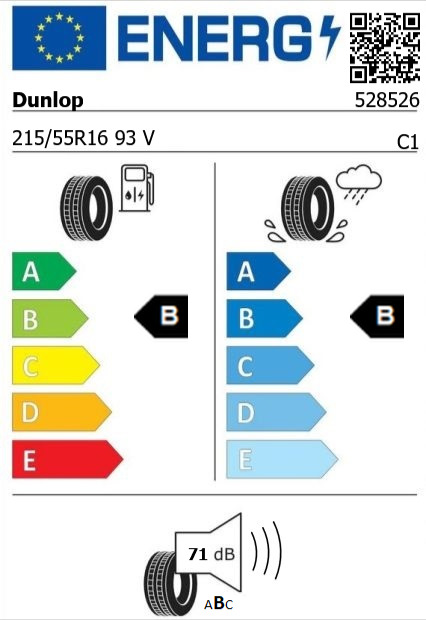 Anvelopa vara 215/55/16 Dunlop BluResponse 93V
