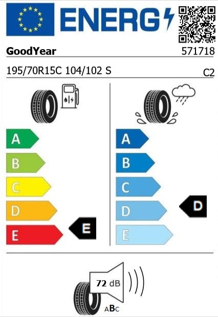 Anvelopa iarna 195/70/15C GoodYear UG Cargo 104/102S