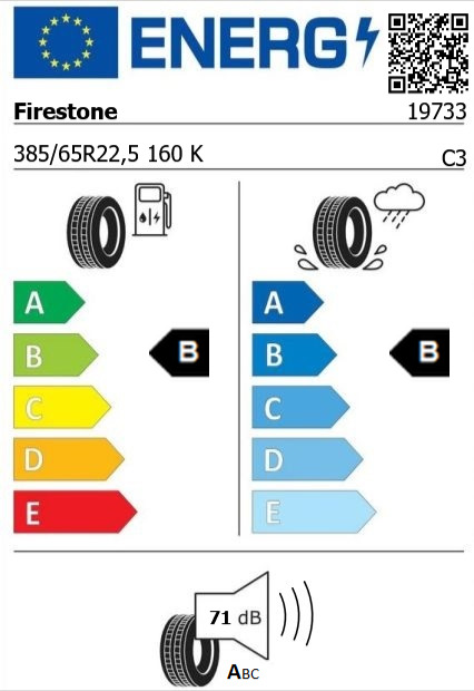 Anvelopa directie 385/65/22,5 Firestone FS424 160K