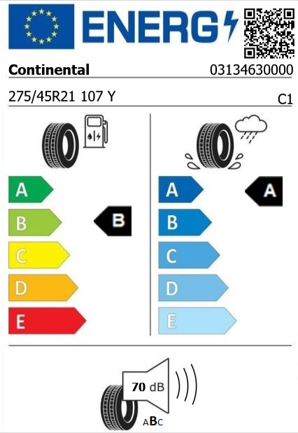 Anvelopa vara 275/45/21 Continental EcoContact 6 Q 107Y