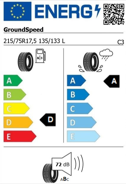 Anvelopa directie 215/75/17,5 GroundSpeed GSZS01 (MS) 135/133L