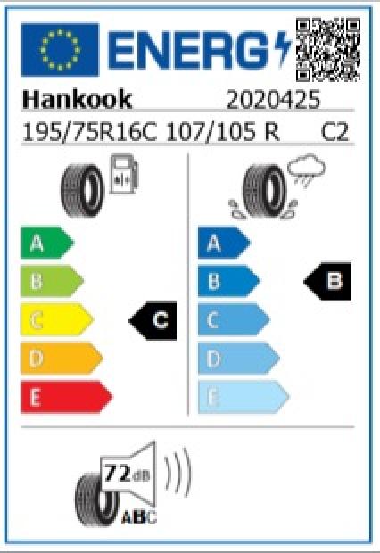 Anvelopa vara 195/75/16C Hankook Vantra LT RA18 107/105R