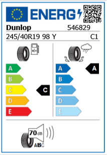 Anvelopa vara 245/40/19 Dunlop SP Maxx RT2 XL 98Y