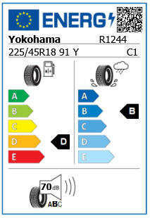 Anvelopa vara 225/45/18 Yokohama AdvanSport V105 Z.P.S 91Y