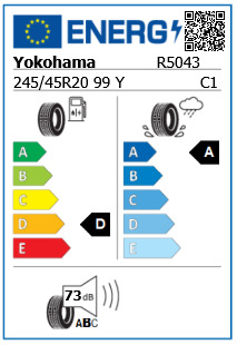 Anvelopa vara 245/45/20 Yokohama AdvanSport V105 Z.P.S 99Y