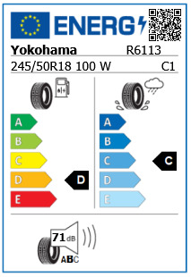 Anvelopa vara 245/50/18 Yokohama AdvanSport V103 RunOnFlat 100W