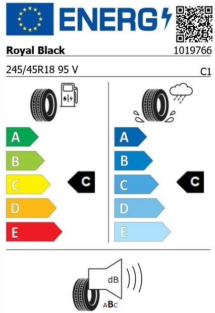 Anvelopa iarna 245/45/18 Royal Black RoyalWinter UHP XL 95V Anvelopa iarna 245/45/18 Royal Black RoyalWinter UHP XL 95V